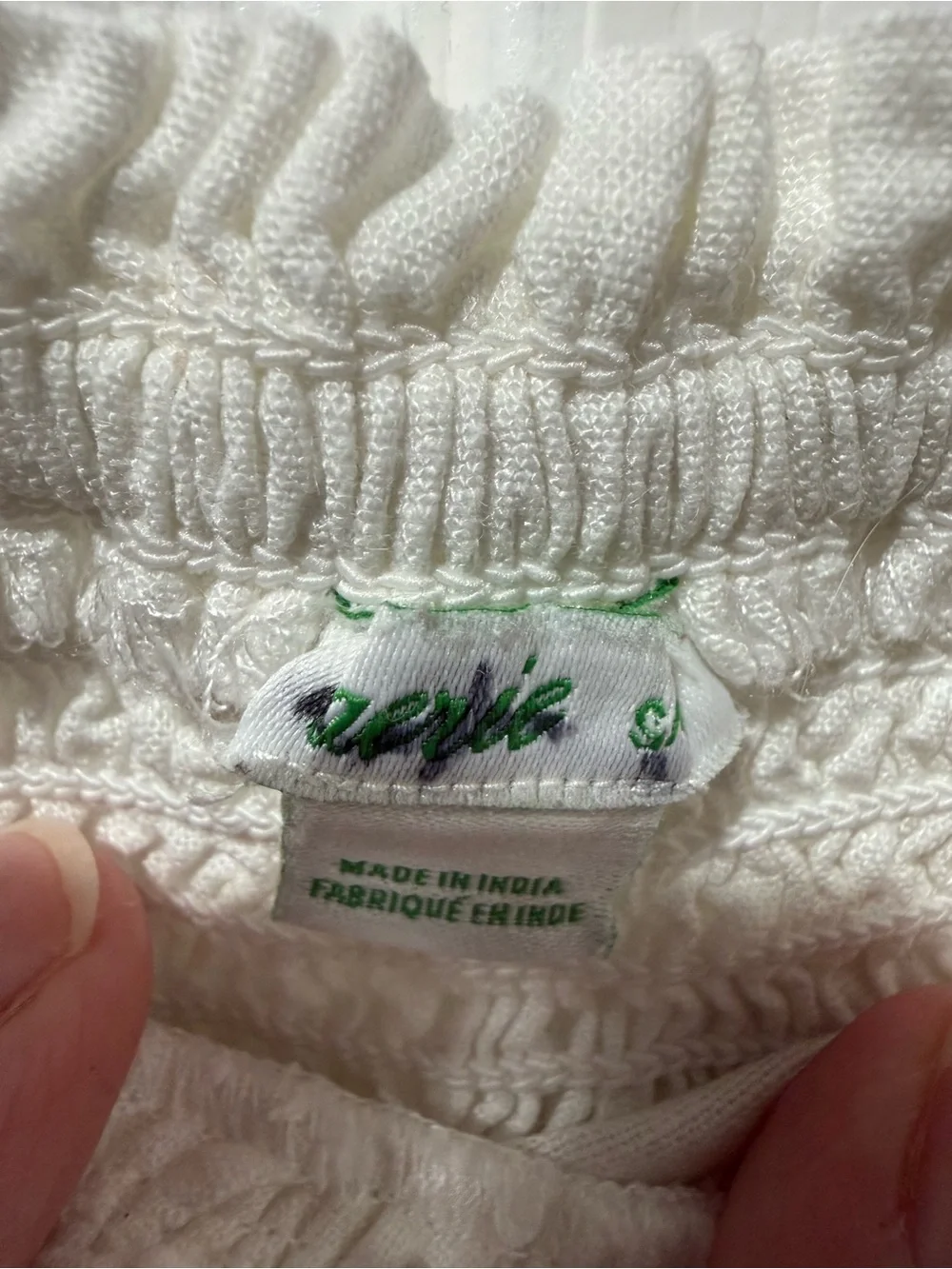 aerie boho White Smocked Tank Top